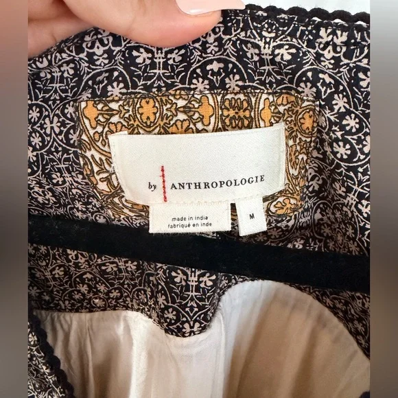 Anthropologie Astrid Floral Tunic Dress Size medium - Picture 6 of 9